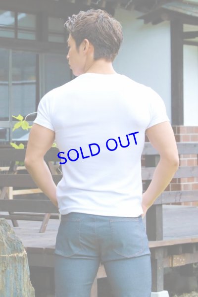 画像4: クルーネック半袖Tシャツ01（ホワイト ）