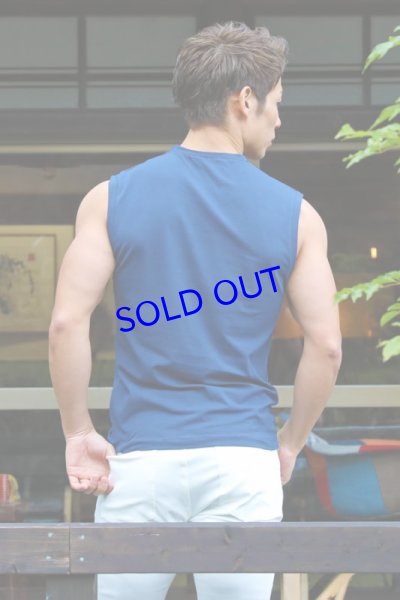 画像2: ノースリーブ07（ネイビー）