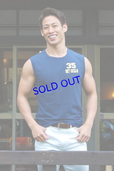 画像5: ノースリーブ07（ネイビー）