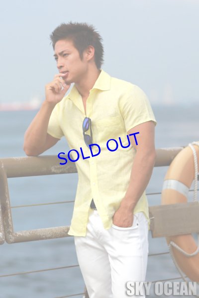 画像5: リネンシャツ02(イエロー)