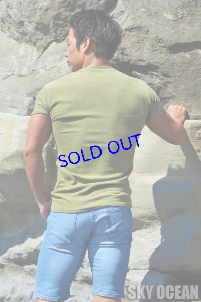 画像3: クルーネック半袖Tシャツ04（カーキ ）