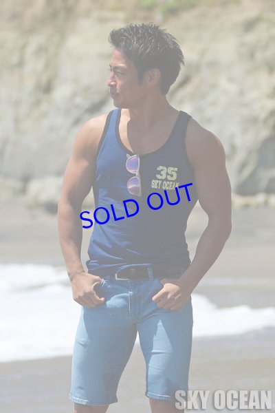 画像2: タンクトップ05（ネイビー）