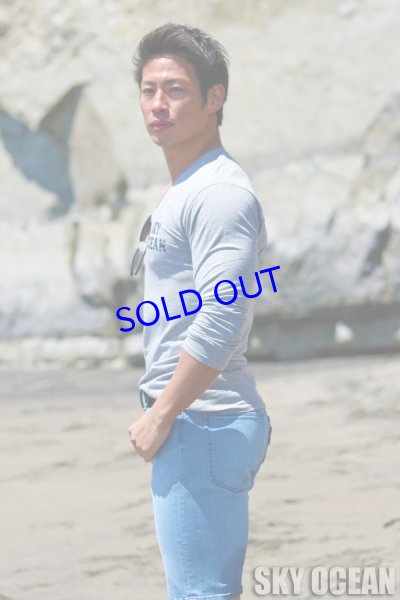 画像4: 長袖VネックTシャツ02（ライトグレー ）