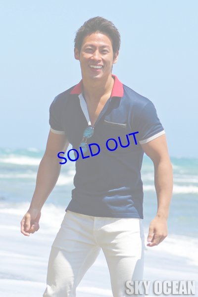 画像5: ポロシャツ01（ネイビー）