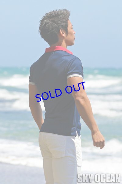 画像8: ポロシャツ01（ネイビー）