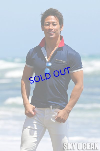 画像9: ポロシャツ01（ネイビー）