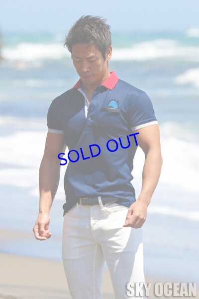 画像6: ポロシャツ01（ネイビー）