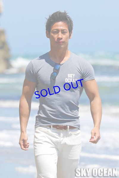 画像4: クルーネック半袖Tシャツ05（ネイビー ）