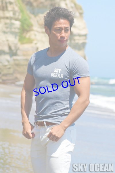 画像7: クルーネック半袖Tシャツ05（ネイビー ）