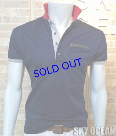 画像11: ポロシャツ01（ネイビー）