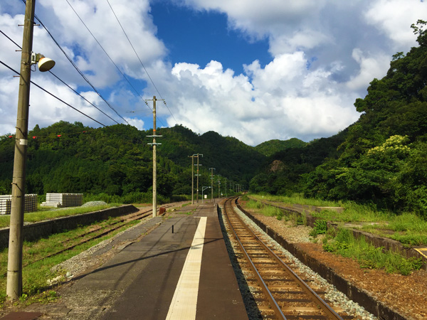 山陰本線居組駅