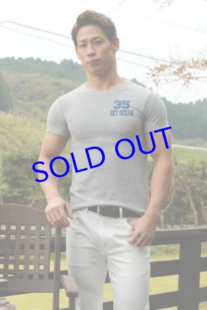 画像: クルーネック半袖Tシャツ02（ライトグレー ）