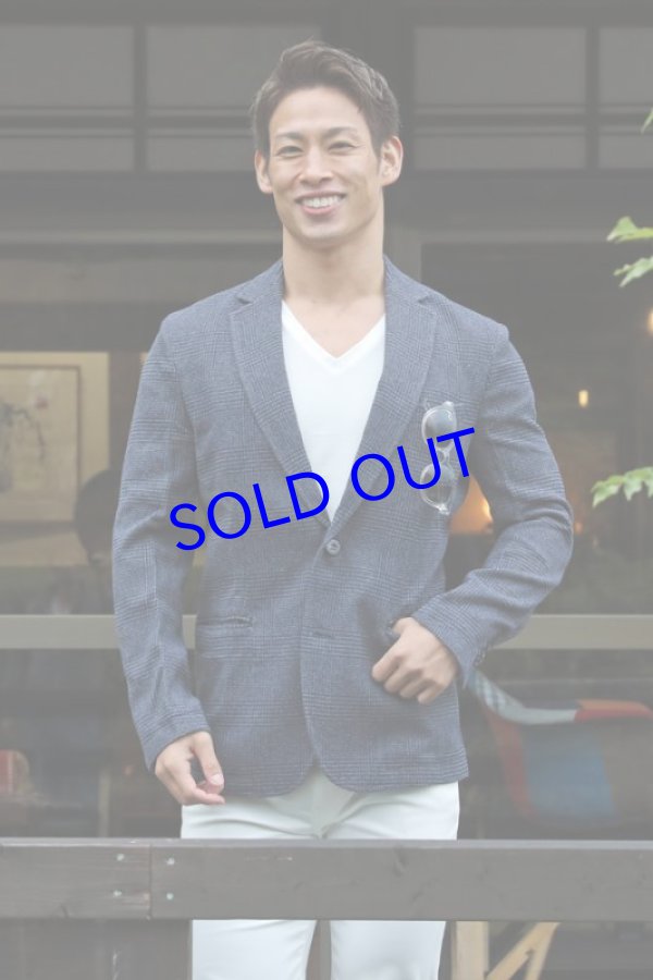 画像4: ジャケット03（ネイビーチェック）