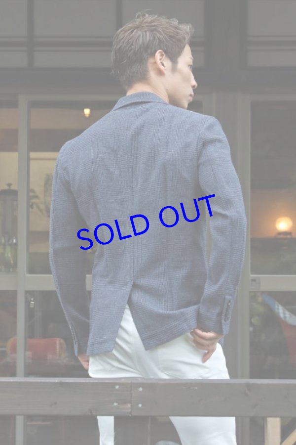 画像2: ジャケット03（ネイビーチェック）