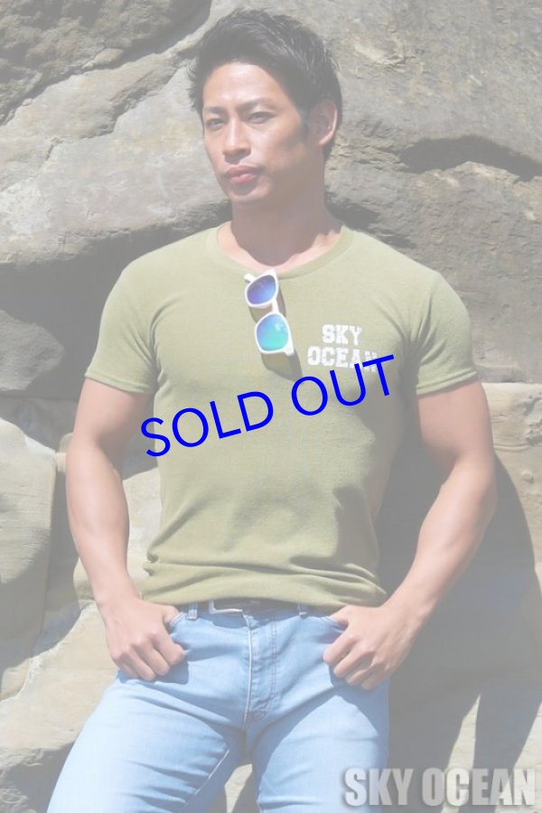 画像2: クルーネック半袖Tシャツ04（カーキ ）