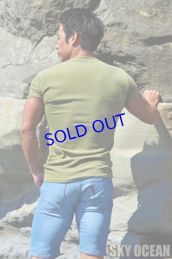 画像3: クルーネック半袖Tシャツ04（カーキ ）