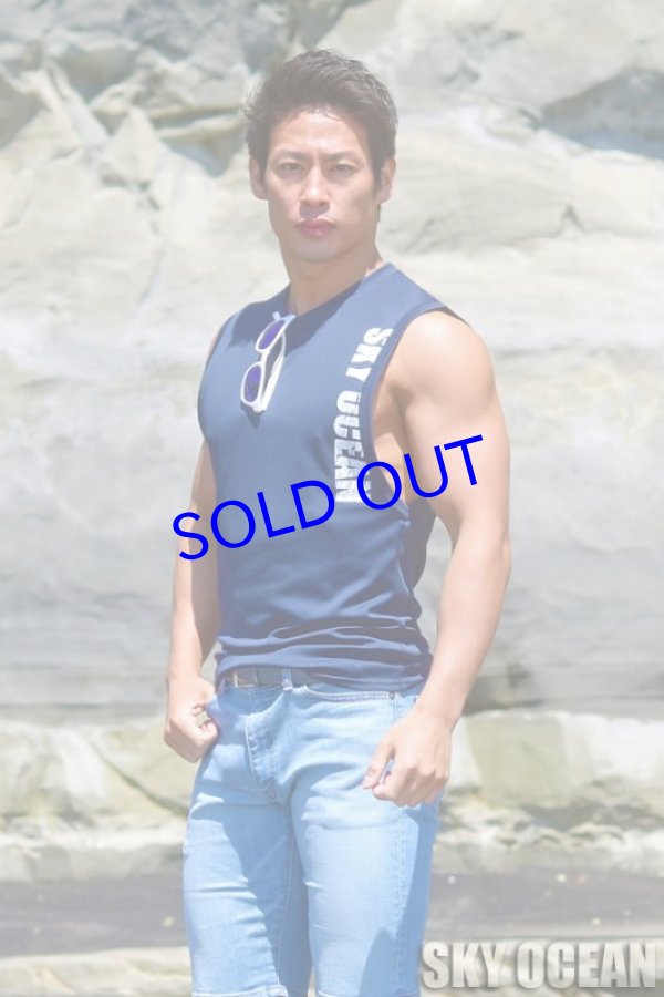 画像7: ノースリーブ02（ネイビー）