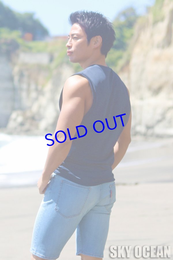 画像5: ノースリーブ02（ネイビー）