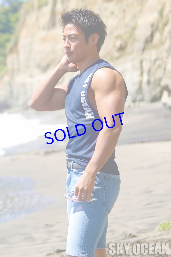 画像3: ノースリーブ02（ネイビー）