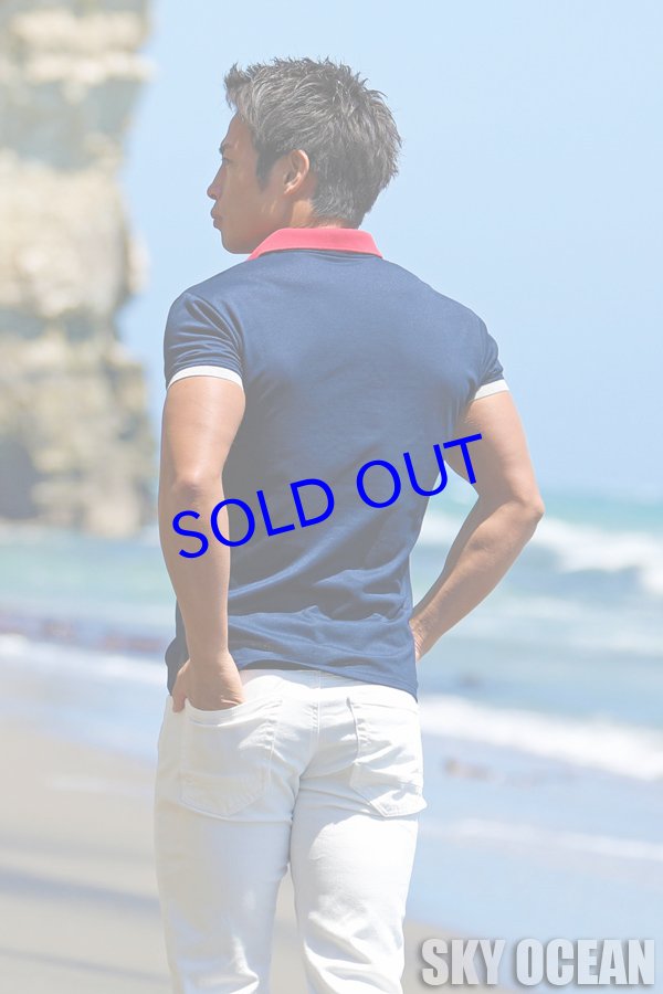 画像4: ポロシャツ01（ネイビー）