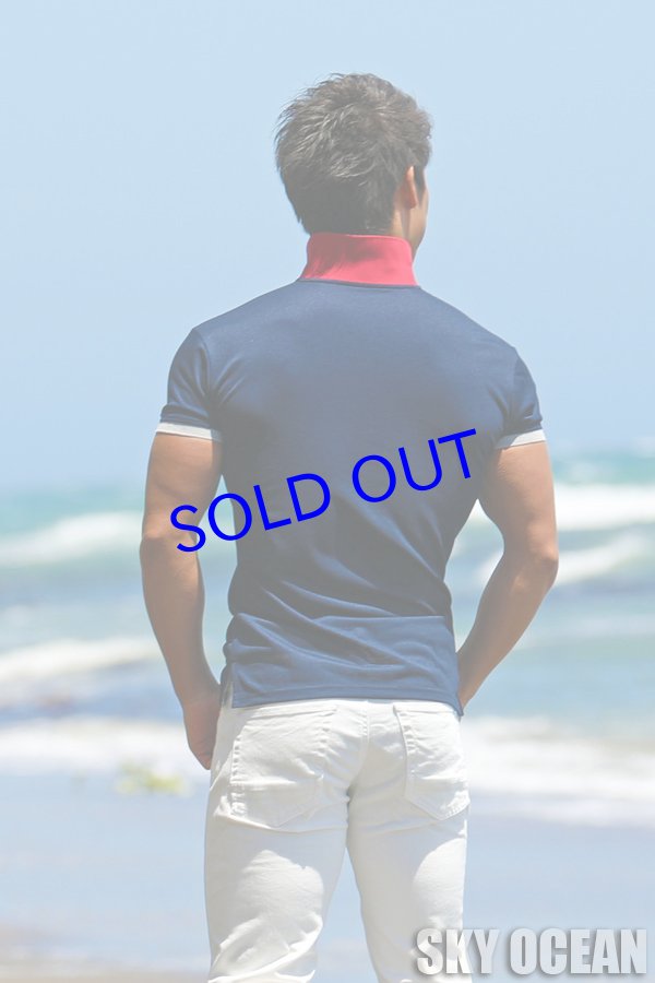 画像3: ポロシャツ01（ネイビー）