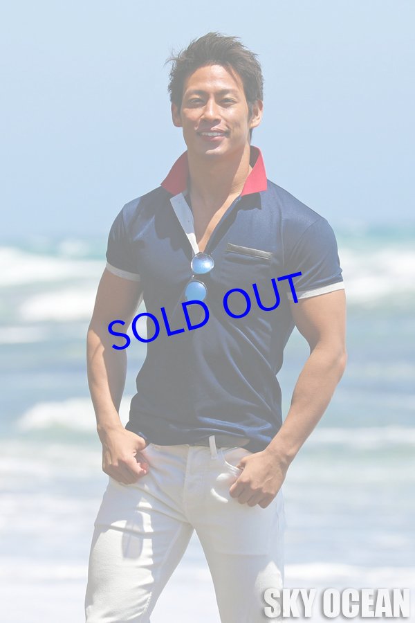 画像9: ポロシャツ01（ネイビー）