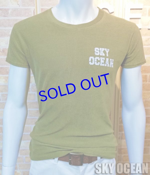 画像8: クルーネック半袖Tシャツ04（カーキ ）